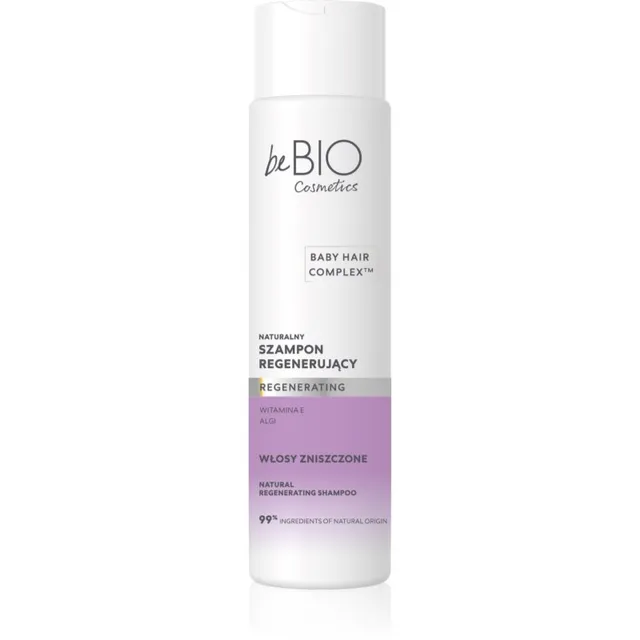 beBIO Baby Hair Complex Regenerating Taastav šampoon nõrkadele ja kahjustatud juustele 300 ml