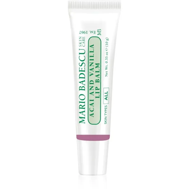 Mario Badescu Acai and Vanilla Lip Balm Niisutav huulepalsam 10 g