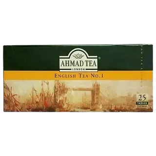 Must tee English Tea No1, niidiga kotis 25pk, AHMAD, 50 g