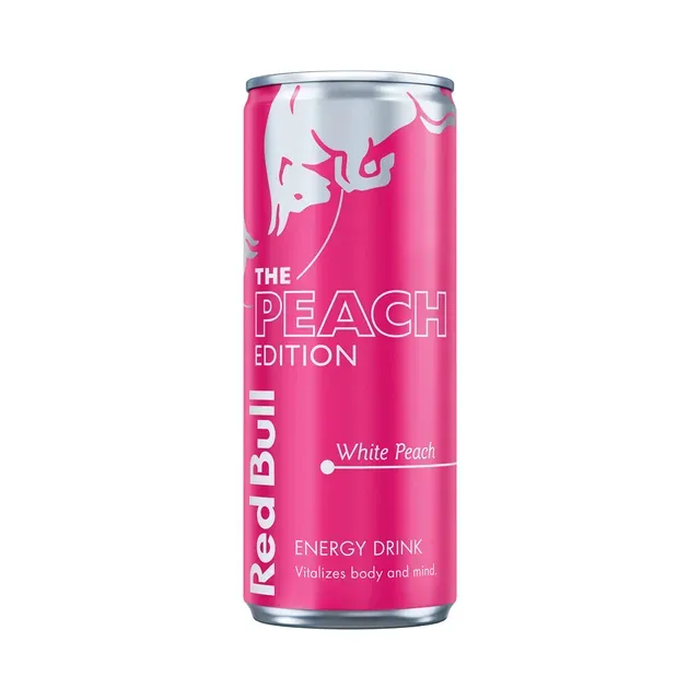 Energiajook White Peach Edition, RED BULL, 250 ml