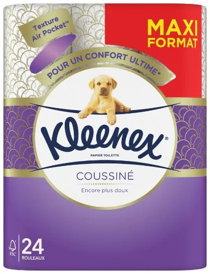 Tualettpaber Kleenex Coussine 3-kih 24tk
