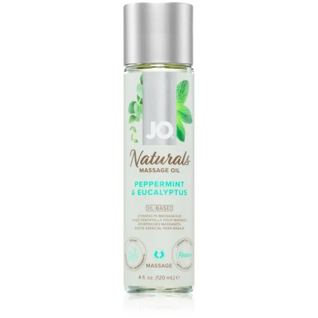 System JO NATURALS PEPPERMINT & EUCALYPTUS Massaažiõli 120 ml