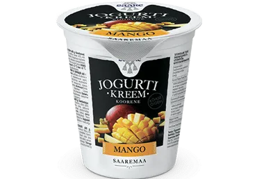 Mango-jogurtikreem 5%, SAARE, 400 g