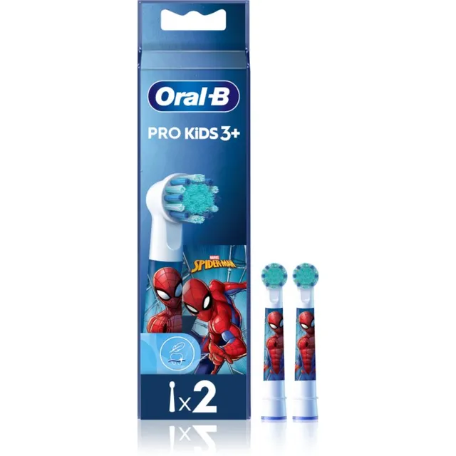 Oral-B PRO Kids 3+ Hambaharja varuharjapead lastele Spiderman 2 tk