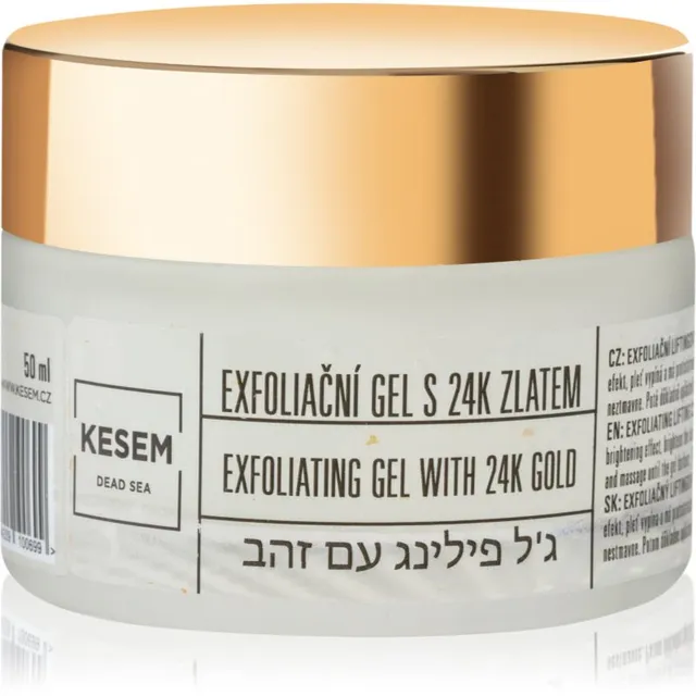 KESEM Exfoliating Gel with 24K Gold Kooriv geel 24-karaadise kullaga 50 ml