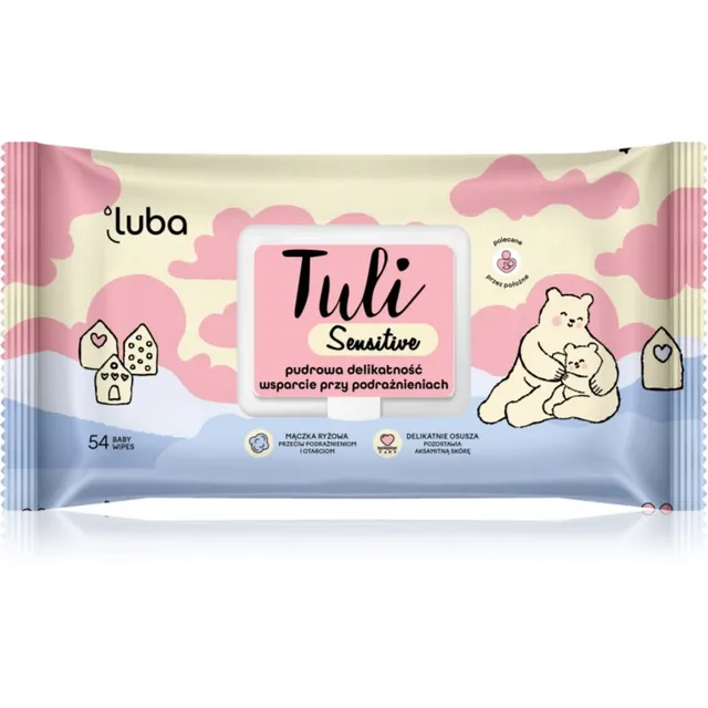 Luba Tuli Sensitive Õrnad niisked salvrätikud beebile 54 tk
