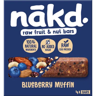 Bat. puuvilja-pähkli mustikatega Nakd 4x35g