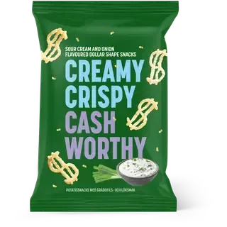 Dollar Snack hapukoore- ja sibulamaitselised kartulisnäkid 50g
