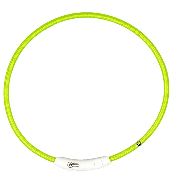 Kaelarihm koerale LED-valgustusega, nailonist, Flash Light Ring SEEcurity (Duvoplus)