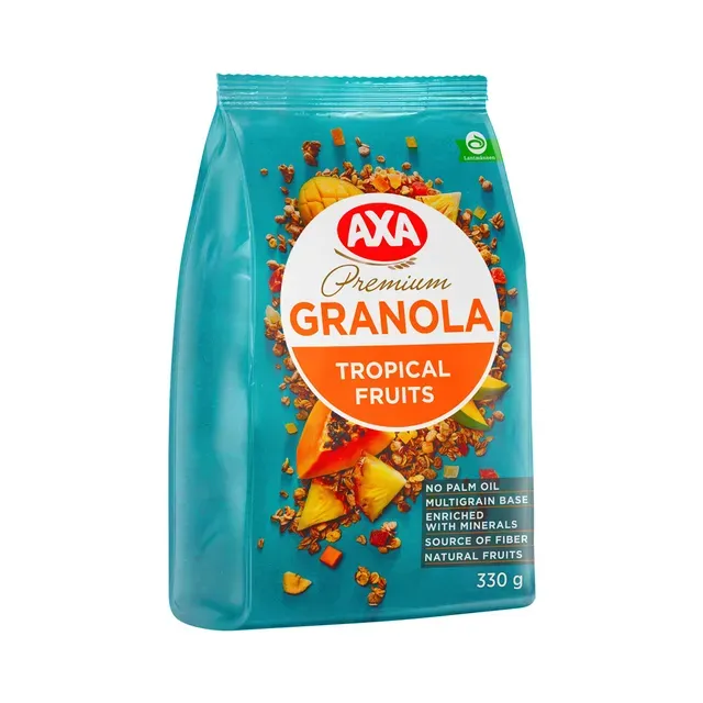 Premium müsli troopiliste viljadega, AXA, 330 g