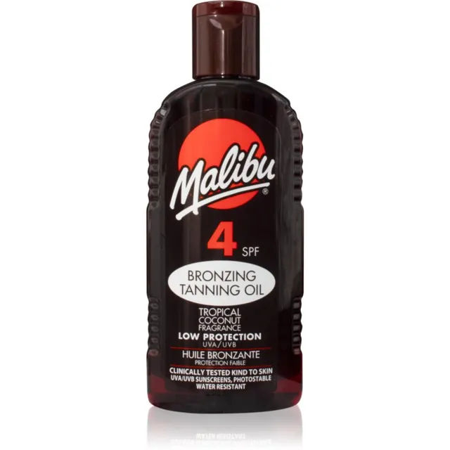 Malibu Bronzing Tanning Oil Niisutav ja pruunistav pihusti päevitamiseks 200 ml