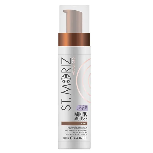 ST. MORIZ Advanced Colour Correcting Tanning Mousse Dark 200ml