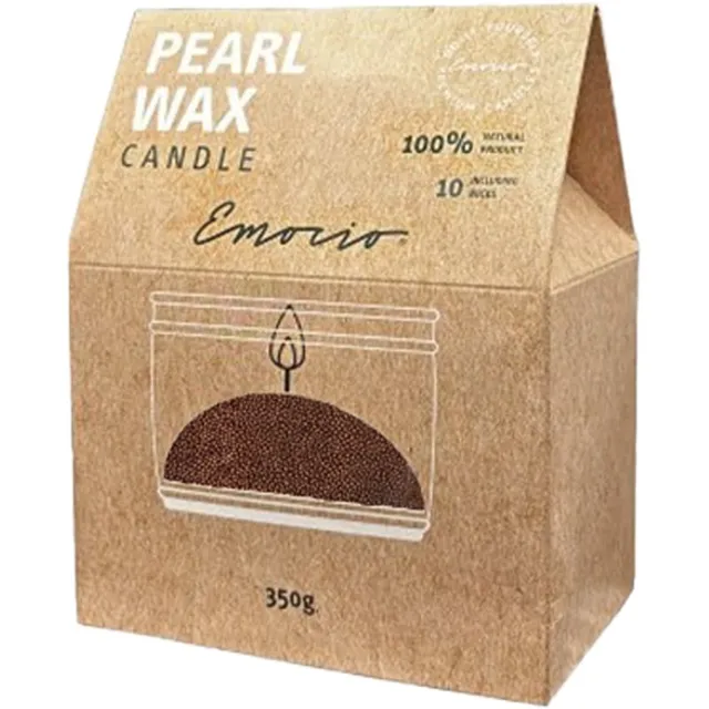 Emocio Pearl Wax Red Küünal 350 g