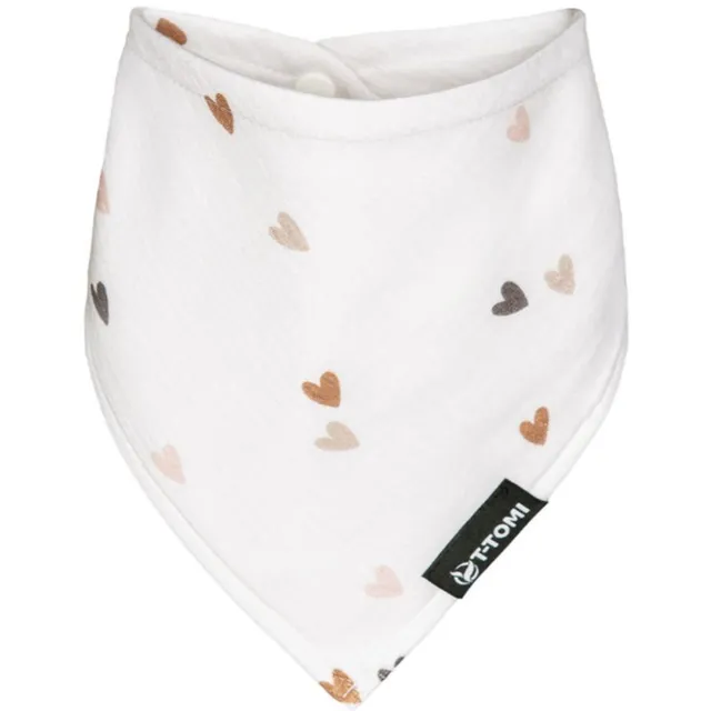 T-TOMI Muslin Bib Love pudipõll 30 x 45 cm 1 tk