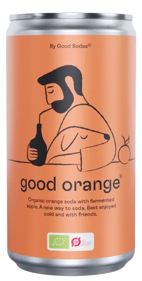 Gaseeritud karastusjook GOOD ORANGE, ökoloogiline