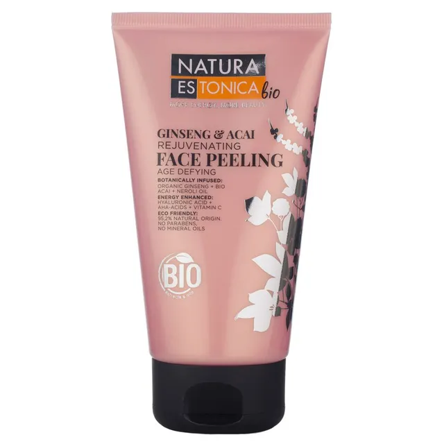NATURA ESTONICA BIO Ginseng & Acai Face Peeling 150ml