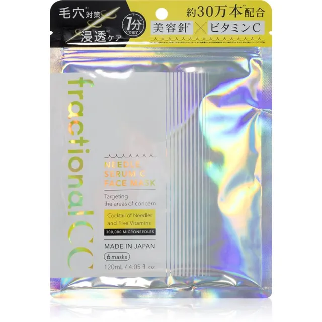 fractional CC Needle Serum C Face Mask Valgendav näomask niisutava toimega 6 tk