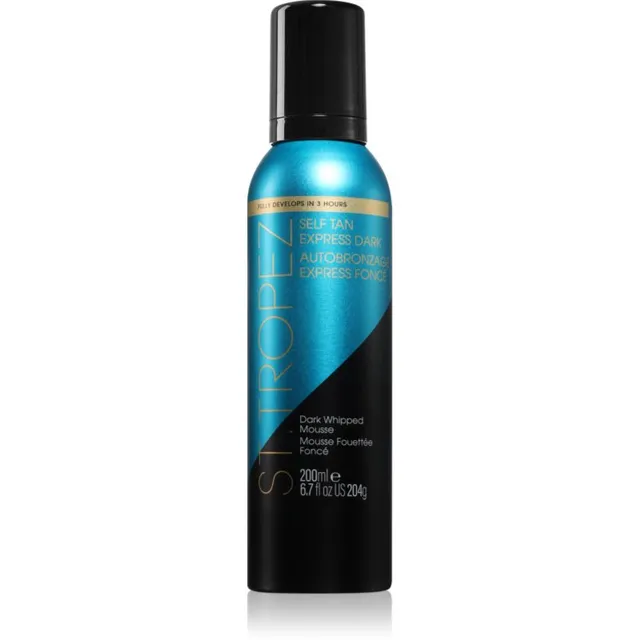 St.Tropez Self Tan Express Dark Whipped Mousse Kiire päeva isepruunistav vaht 200 ml