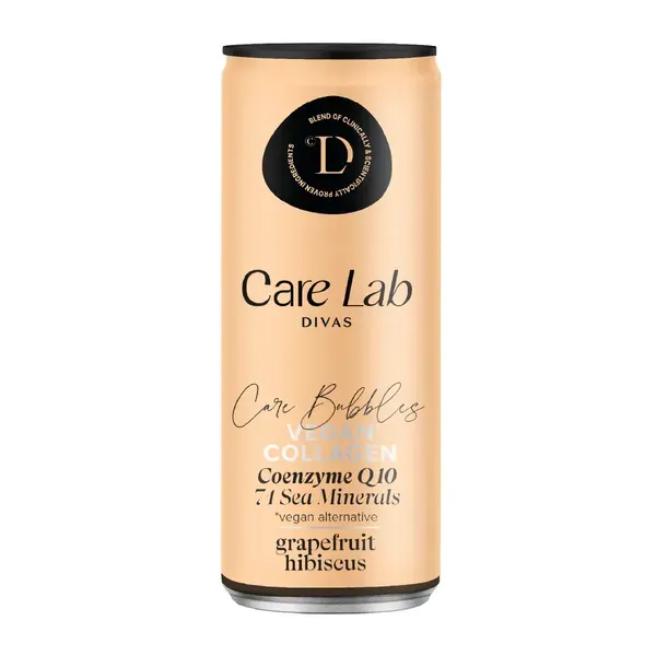 Gaseeritud funktsionaalne greibi- ja hibiskimaitseline jook VEGAN COLLAGEN Q10