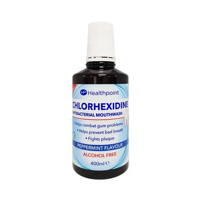 Suuvesi kloorheksidiiniga antibakteriaalne, alkoholivaba, HEALTHPOINT, 400ml
