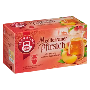 Vahemere virsiku puuviljatee niidiga kotis 20pk, TEEKANNE, 50 g