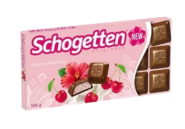 Šokolaad kirsi hibiskus SCHOGETTEN 100g