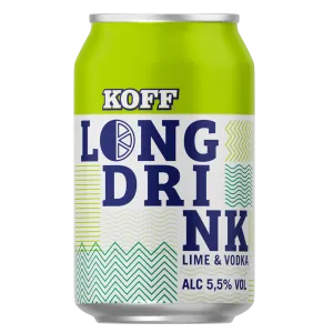 Koff Lime&Vodka 5.5% 0.33L prk