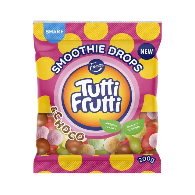 Smoothie Drops & Choco, TUTTI FRUTTI, 200 g