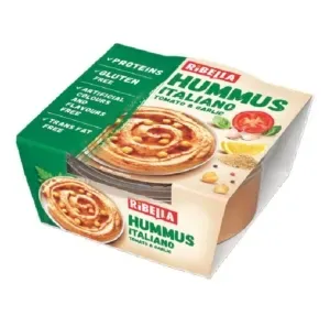 Ribella Kikerhernehummus Italiano-Tomatite ja Küüslauguga 200g