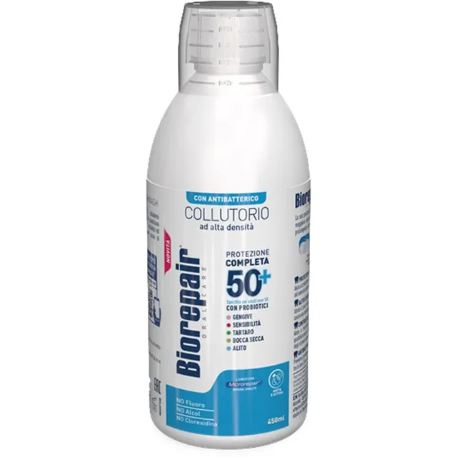 Biorepair Complete Protection 50+ Suuloputusvesi antibakteriaalse toimega 450 ml