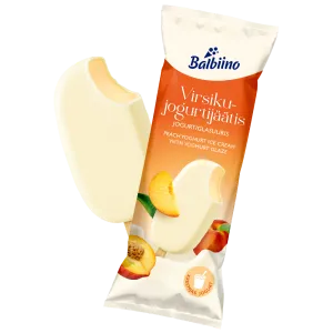 Balbiino Virsiku-Jogurtijäätis jogurtiglasuuris 80ml/54 g