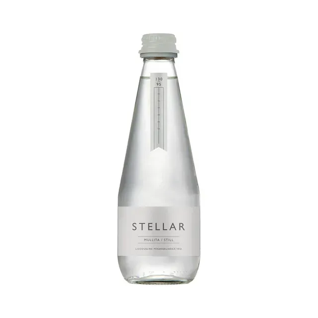 Mullita looduslike mineraalidega vesi, STELLAR, 330 ml