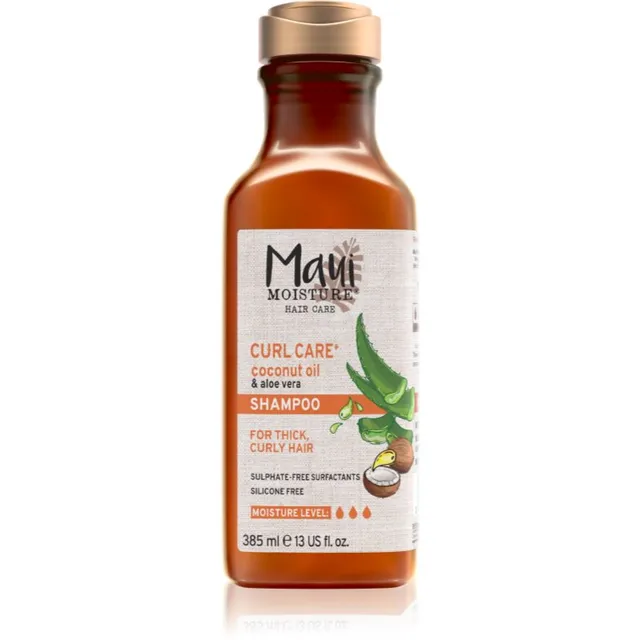 Maui Moisture Curl Quench + Coconut Oil Šampoon lokkis ja lainelistele juustele 385 ml
