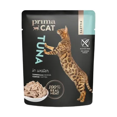 Kassisööt PrimaCat Fillets tuunikala vees 50g