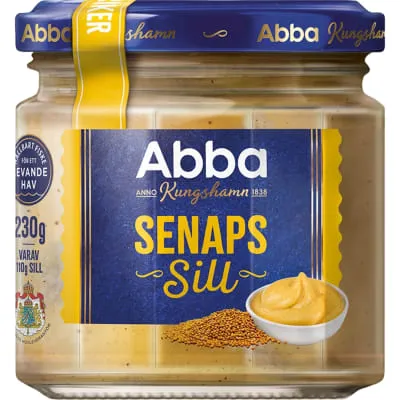 Heeringas kreem. sinepik. Abba MSC 230g
