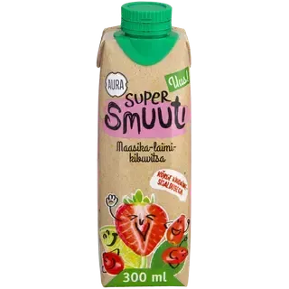 Supersmuuti Maasika-Laimi-Kibuvitsa, AURA, 300 ml