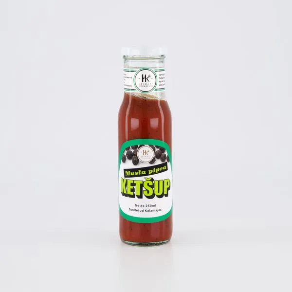 Ketšup musta pipra 250ml Eesti