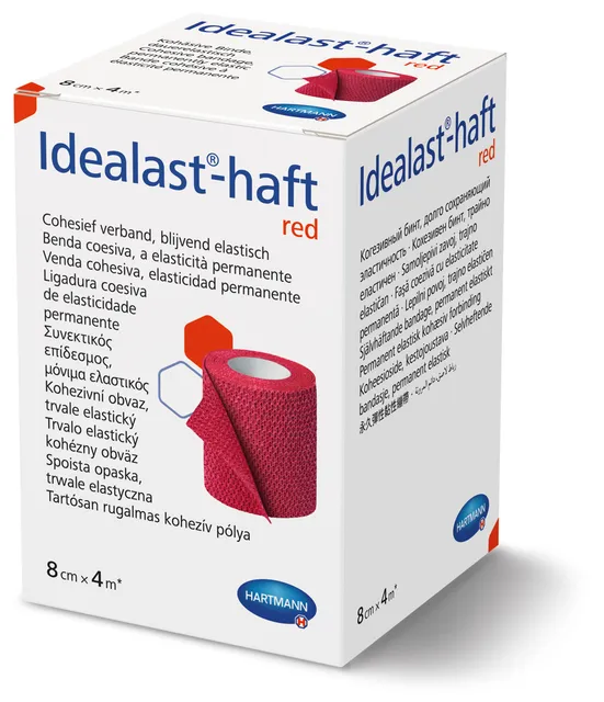 ELASTIKSIDE IDEALAST- HAFT RED (PUNANE) 8CMX4M