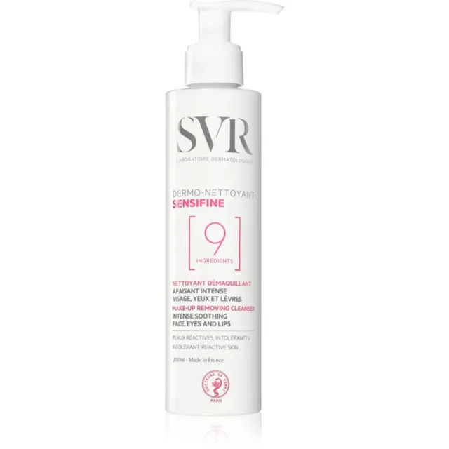 SVR Sensifine Rahustav puhastuspiim tundlikule, punetama kippuvale nahale 200 ml