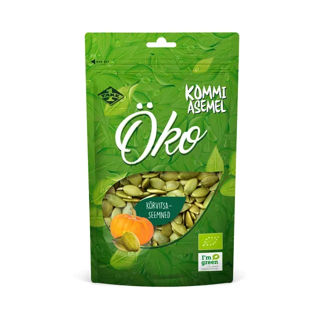Kõrvitsaseemned, mahe, KOMMI ASEMEL, 140 g