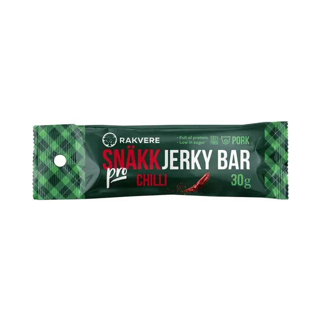 Rakvere SNÄKK Pro Chilli Jerky Batoon 30g