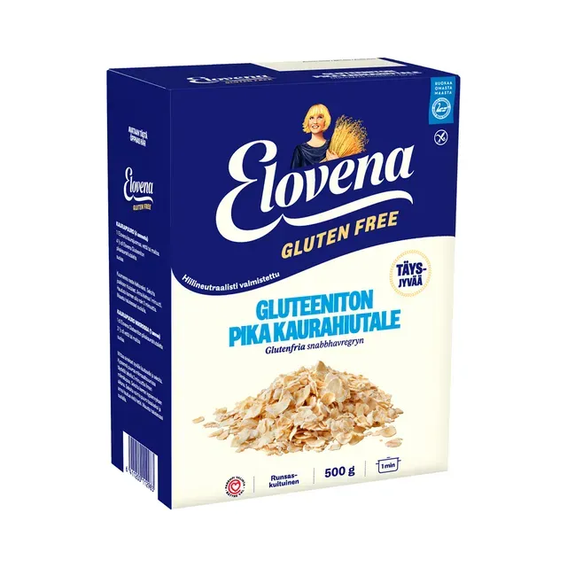 Täistera kiirkaerahelbed, ELOVENA, 500 g