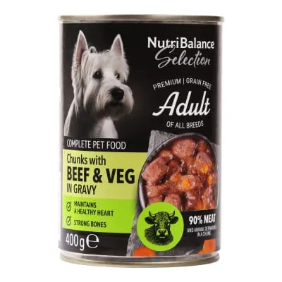 Koeratoit Nutribal. Sel. veis-köögivil.400g