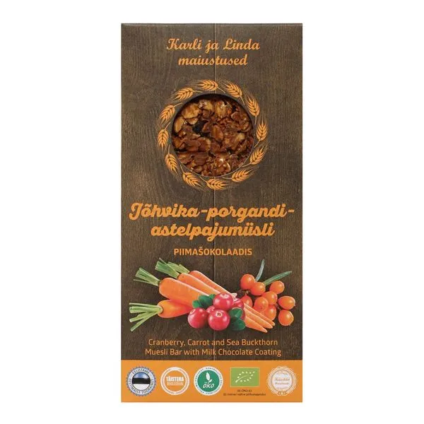 Jõhvika-porgandi- astelpajumüsli 80g