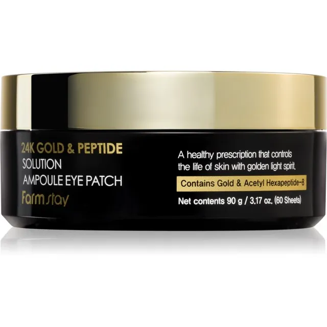 Farmstay 24K Gold & Peptide Solution Silmamask 60 tk