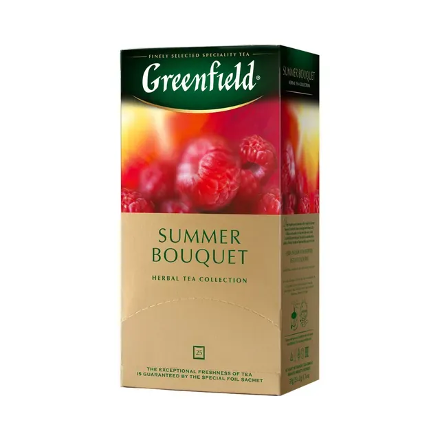 Taimetee Summer Bouquet 25x2g, GREENFIELD, 50 g