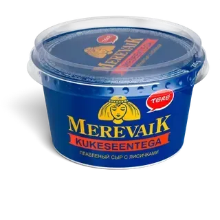 Sulatatud juust kukeseentega, MEREVAIK, 200 g
