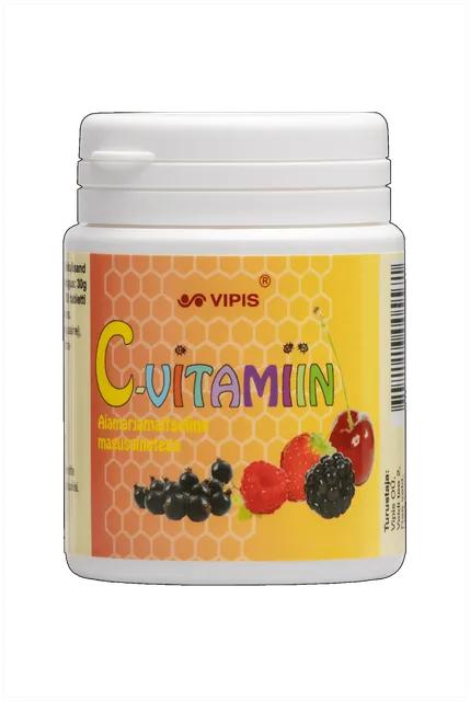 VIPIS VITAMIIN C TBL 100MG MARJAMAITSELINE N100