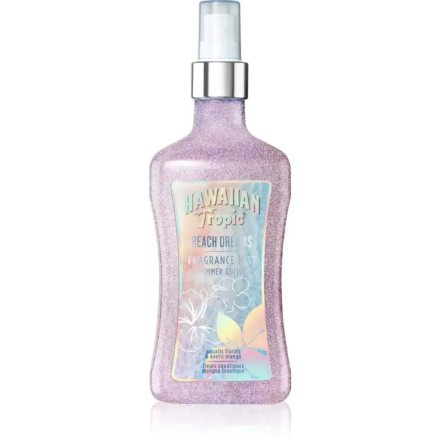 Hawaiian Tropic Perfumes Beach Dreams Shimmer Kehapihusti sädelusega naistele 250 ml