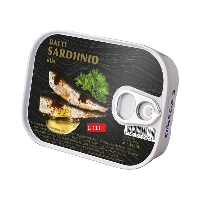 Grill sardiinid õlis, EPINELL, 140g